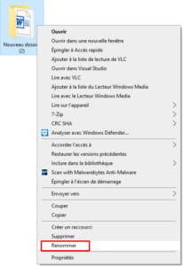 Comment renommer des fichiers ou des dossiers dans Windows 10