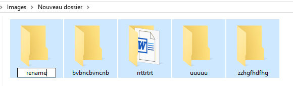 Comment renommer des dossiers et des fichiers dans l'ordre séquentiel instantanément dans Windows 10