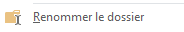Renommer le dossier