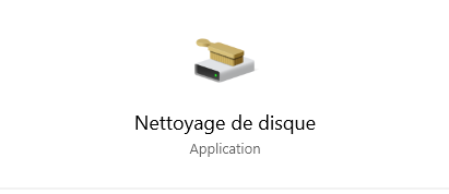 Nettoyage de disque sous Windows 10