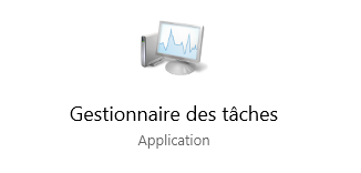 Gestionnaire des tâches (Windows 10)