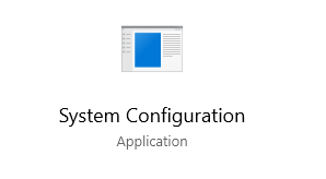 MsConfig - optimisation windows 10