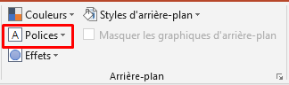 comment changer la police par defaut dans Microsoft Powerpoint