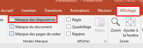 comment changer la police par defaut dans Microsoft Powerpoint