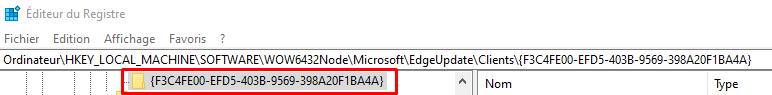Erreur 0xa0430721 lors de l'installation de Microsoft Edge