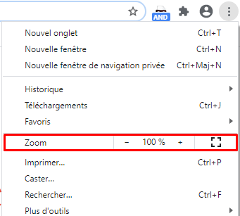 Modifier la taille du texte par défaut de Google Chrome à l'aide de l'outil Zoom