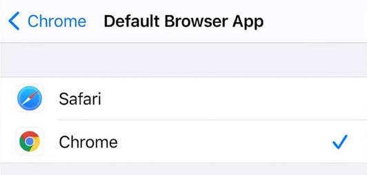 iOS-default browser app
