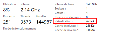 Windows: impossible de lancer des machines virtuelles