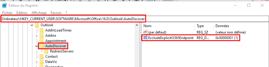 Windows 10 - outlook n'enregistre pas les mots de passe