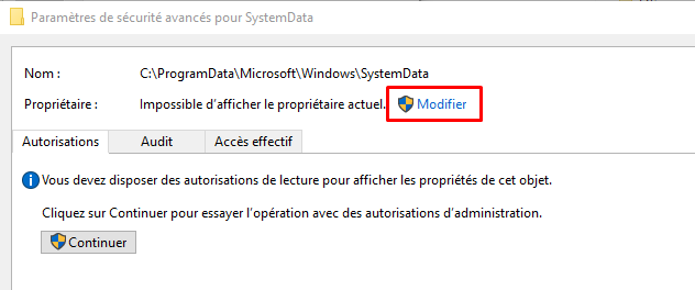 windows 10 - comment prendre possession des fichiers et des dossiers - 01