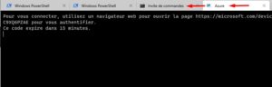 Windows Terminal - plusieurs onglets