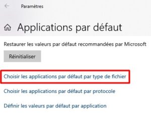 Windows 10 - bloc notes ne démarre pas applications par défaut