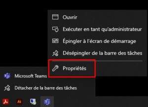 Windows - ouvrir application en mode agrandie barre des taches