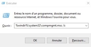 windows - partition de récupération windows manquante