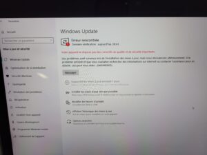 Windows 10 - erreur 0x800800005 windows update