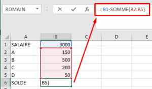 Microsoft Excel : Comment Soustraire Plusieurs Cellules